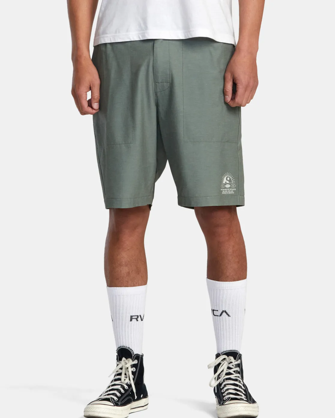 RVCA ALL TIME HEMP HYBRID 19" SHORTS Surplus New
