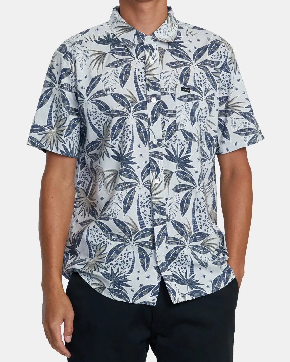 RVCA ANYTIME SHORT SLEEVE SHIRT Metal Clearance