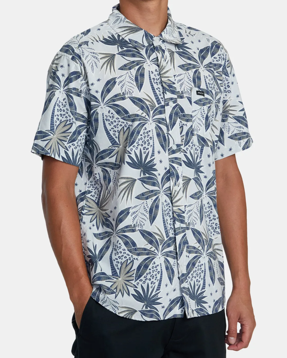 RVCA ANYTIME SHORT SLEEVE SHIRT Metal Clearance