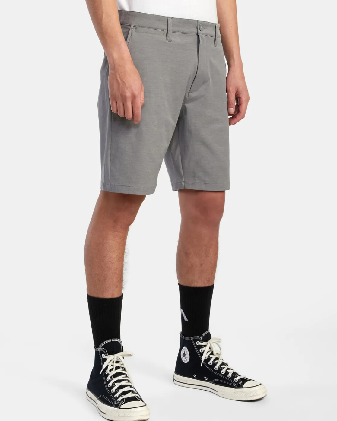 RVCA BACK IN HYBRID 19" SHORTS Athletic Heather