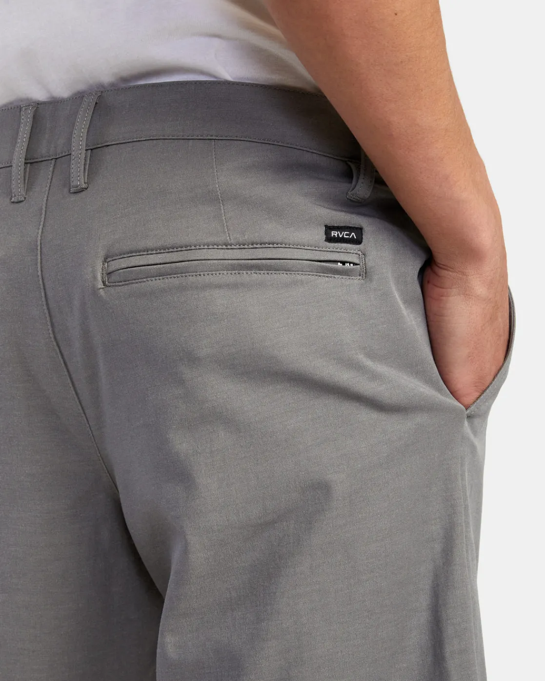 RVCA BACK IN HYBRID 19" SHORTS Athletic Heather