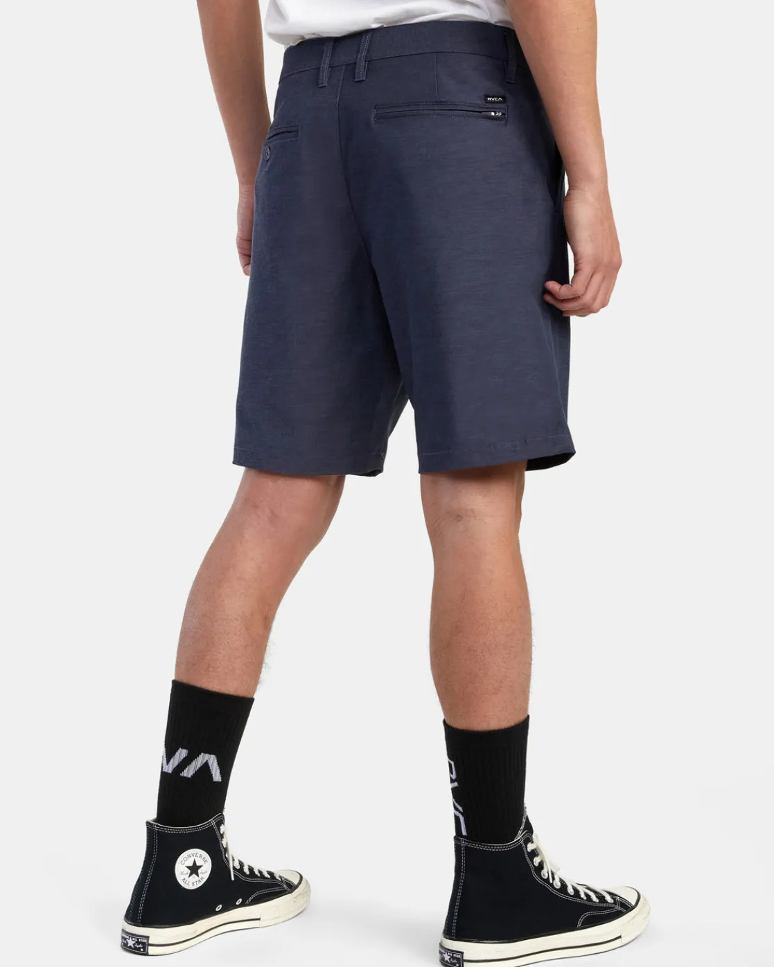 RVCA BACK IN HYBRID 19" SHORTS Denim Heather Outlet
