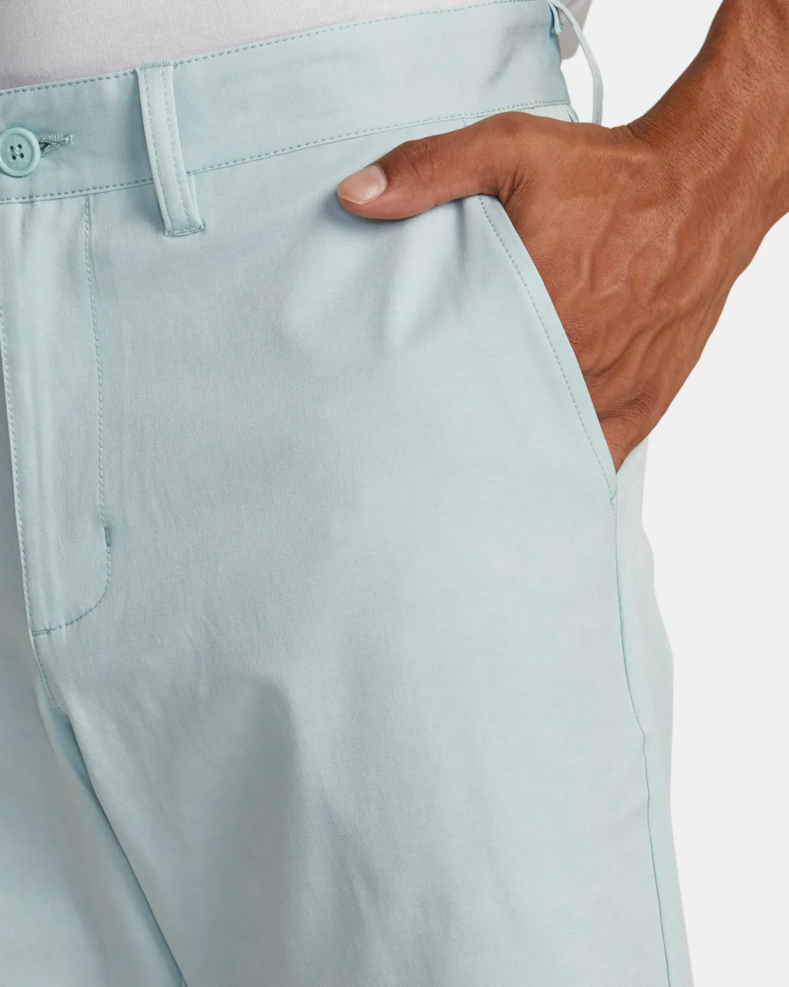 RVCA BACK IN HYBRID 19" SHORTS Blue Haze Clearance