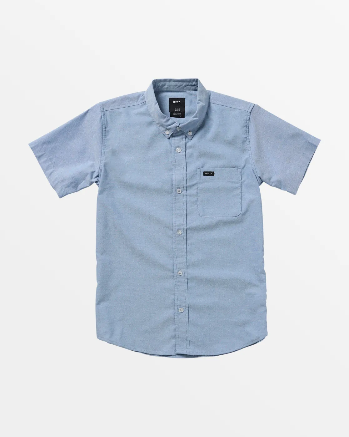 RVCA BOYS THAT'LL DO SHORT SLEEVE SHIRT Oxford Blue Online
