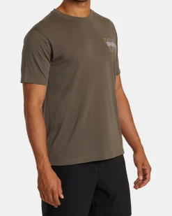 RVCA BUBBLE PRINT SHORT SLEEVE TEE Mocha Online