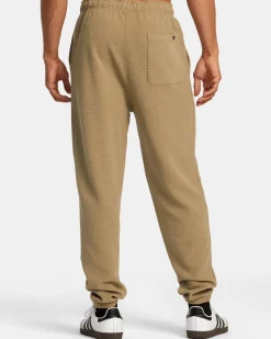 RVCA C-ABLE WAFFLE KNIT JOGGERS Dark Khaki Sale