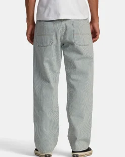 RVCA CHAINMAIL DENIM Blue Hickory