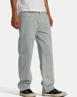 RVCA CHAINMAIL DENIM Blue Hickory