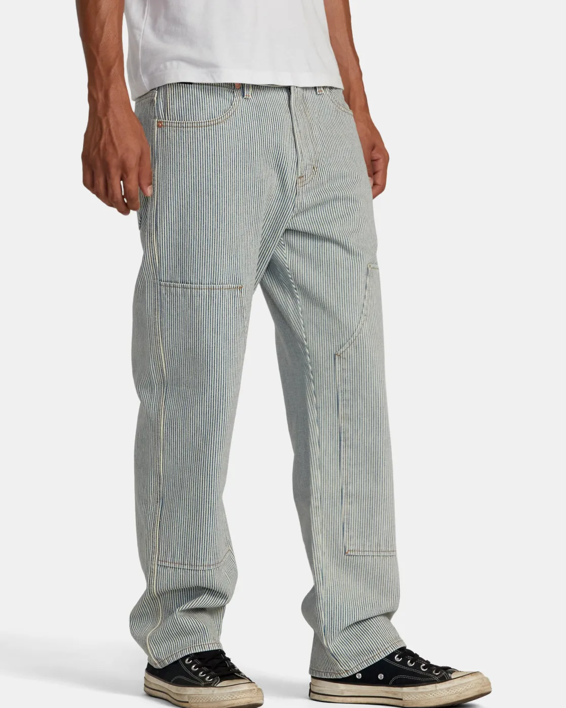 RVCA CHAINMAIL DENIM Blue Hickory