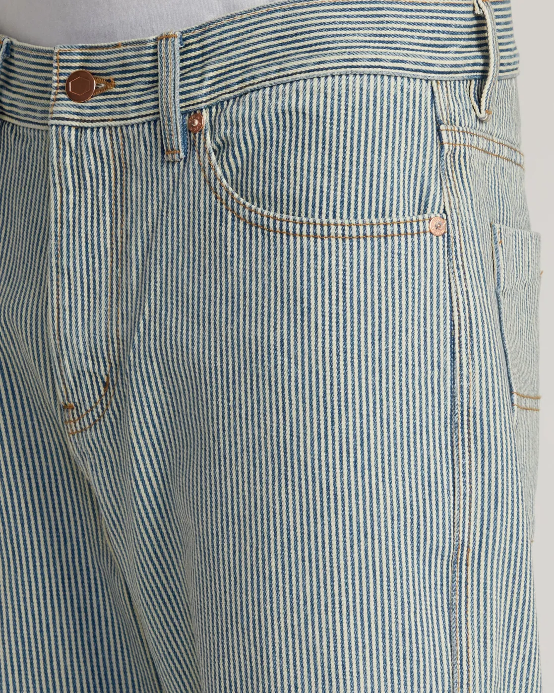 RVCA CHAINMAIL DENIM Blue Hickory
