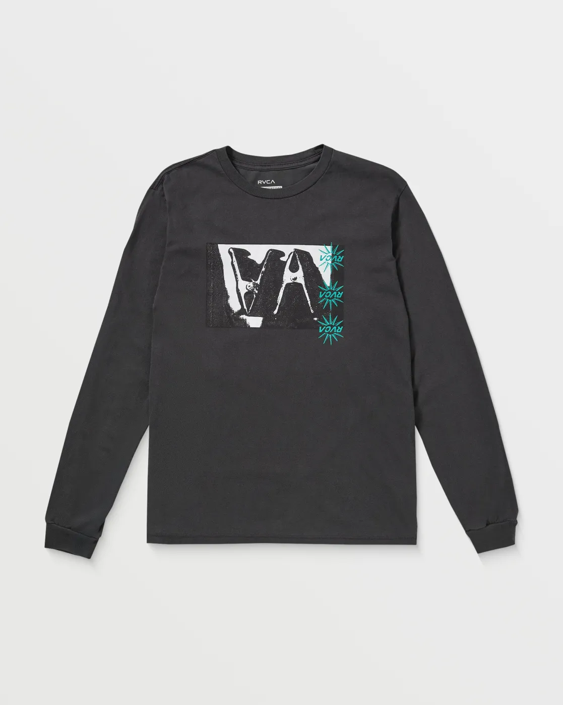 RVCA CLIPS LONG SLEEVE TEE Black Outlet