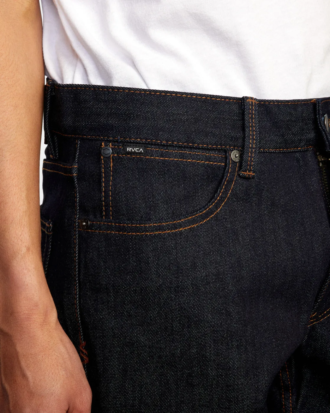 RVCA DAGGERS DENIM JEANS Dark Indigo Discount