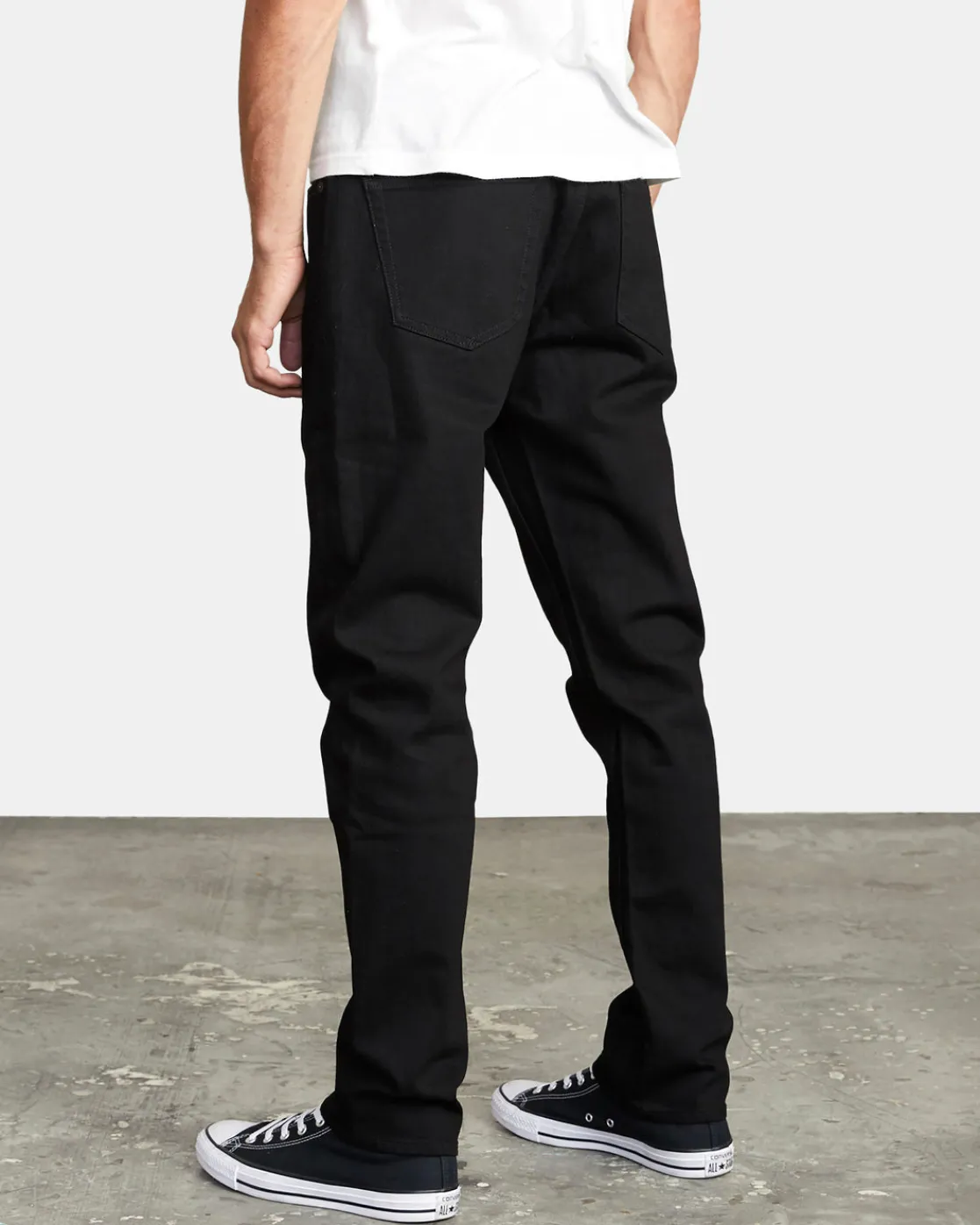 RVCA DAGGERS DENIM JEANS Black Black Discount