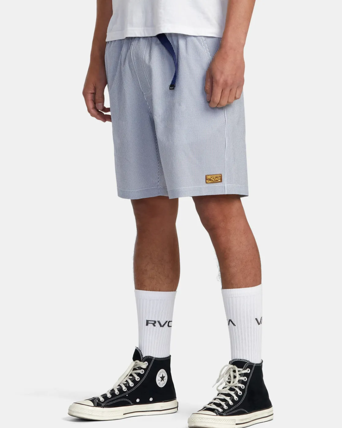 RVCA EXOTICA 18" ELASTIC WAIST SHORTS Mazarine Blue Best