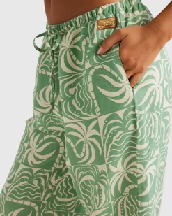 RVCA EXOTICA HOLIDAY PANT Granite Green