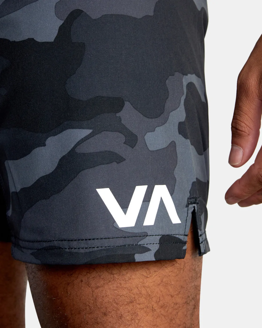 RVCA FIGHT 15" SCRAPPER SHORTS Grey Camo Outlet