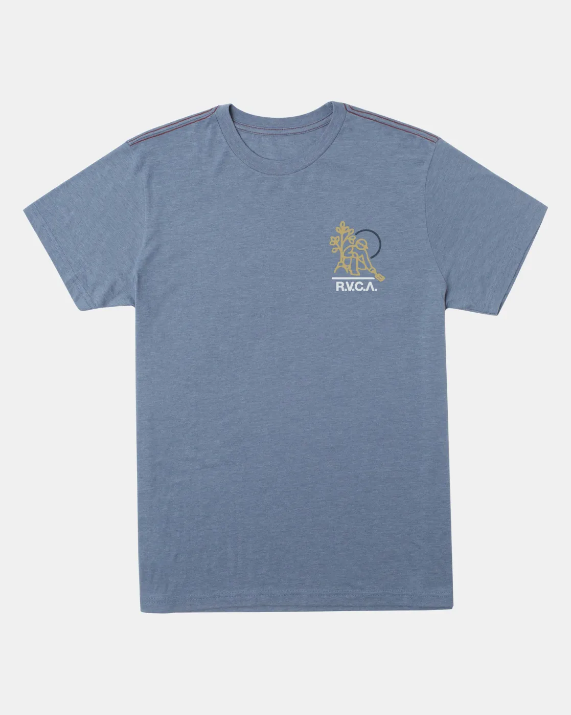 RVCA GARDEN COUNCIL TEE Industrial Blue Hot