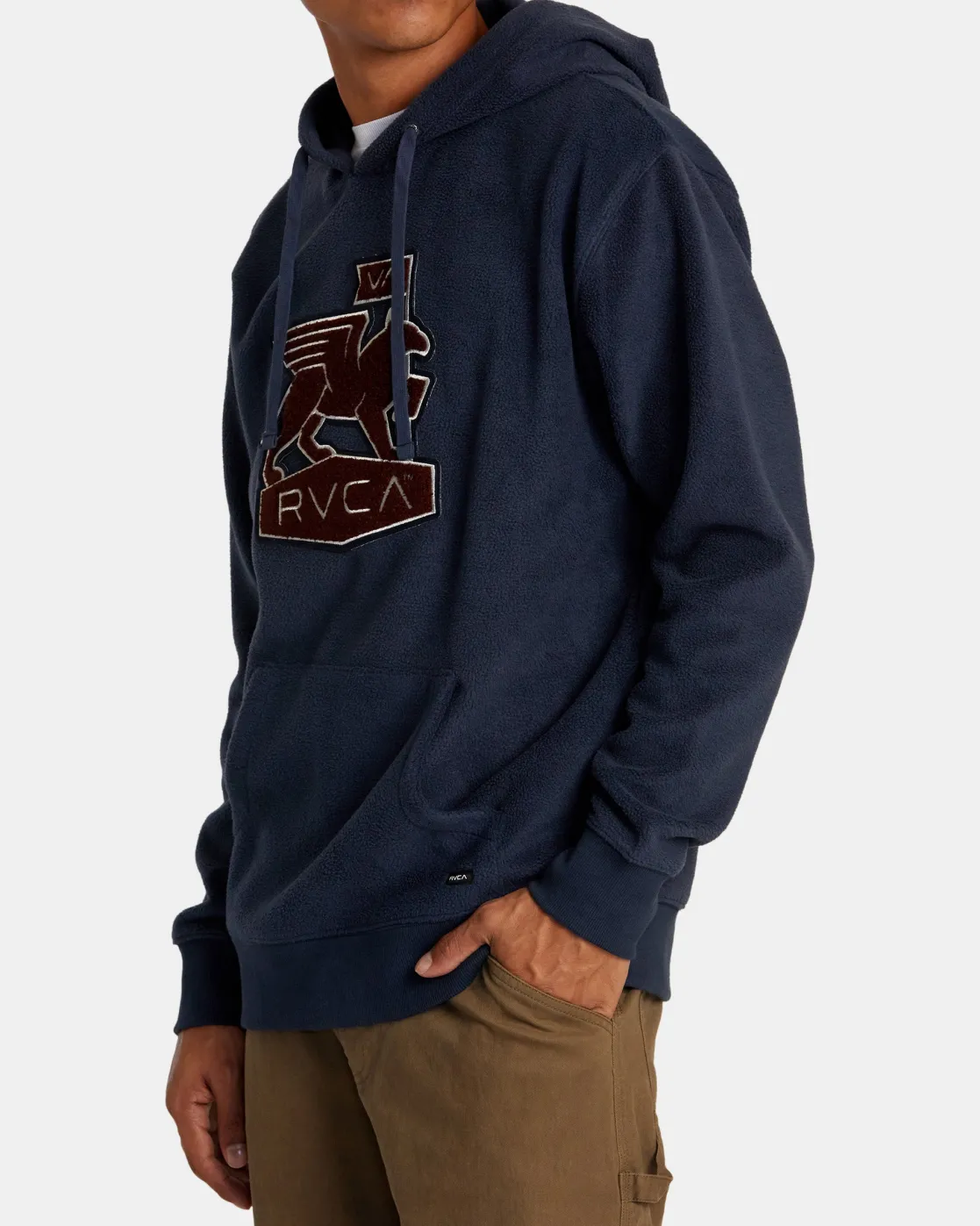 RVCA GRIFFIN HOODIE Moody Blue Outlet