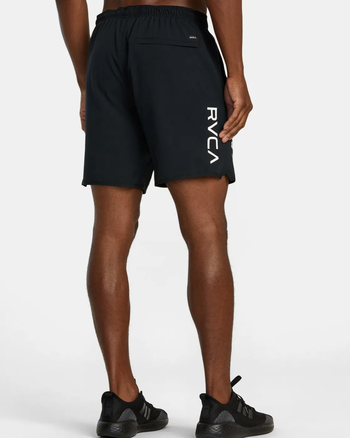 RVCA HAWAII ALL BRAND YOGGER STRETCH 17" SHORTS Black Best