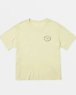 RVCA HAWAII HEX TEE Latte