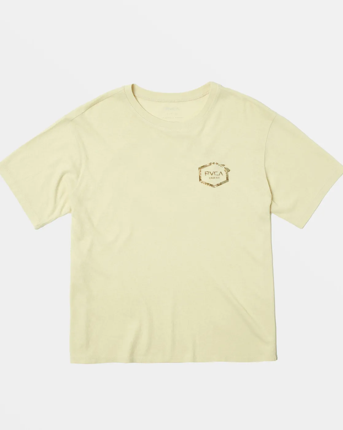 RVCA HAWAII HEX TEE Latte