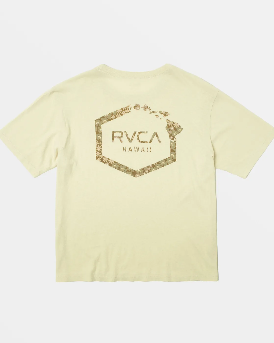 RVCA HAWAII HEX TEE Latte