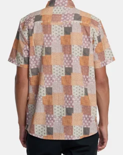 RVCA JBS SHORT SLEEVE SHIRT Vintage Gold Outlet