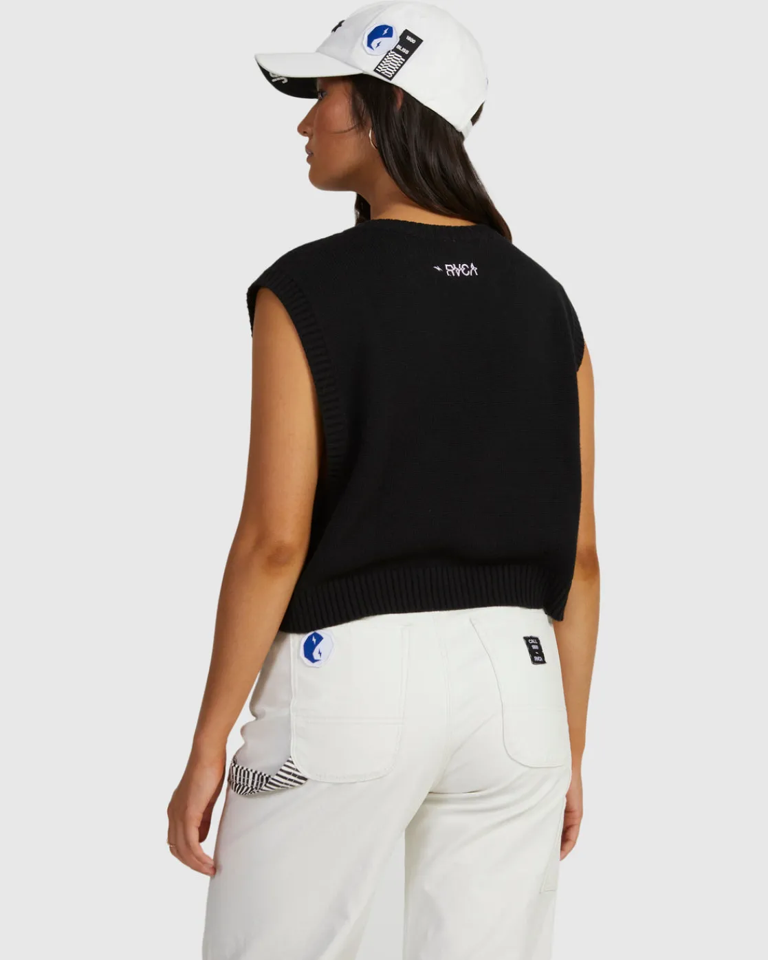 RVCA JOYS SWEATER VEST Black Online