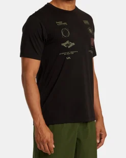 RVCA MULTI GRID TEE Black Hot