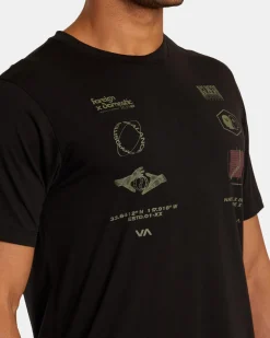 RVCA MULTI GRID TEE Black Hot