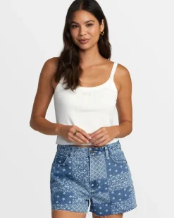RVCA PACIFIC DENIM SHORTS Blue Rinse