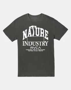 RVCA PASTE UP SHORT SLEEVE TEE Pirate Black Outlet