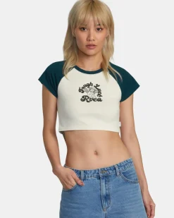 RVCA RAGLAN TEE Ponderosa Pine Sale