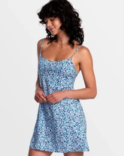 RVCA REMI MINI DRESS Black Floral Hot