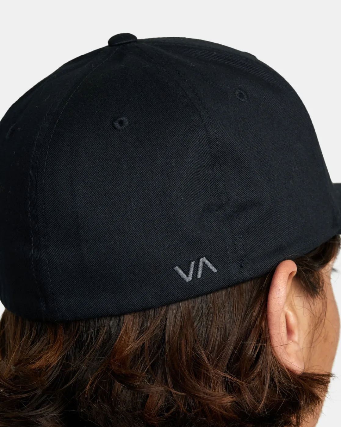 RVCA FLEX FIT HAT Black