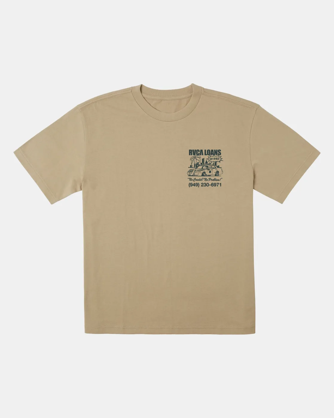 RVCA LOANS TEE Khaki Online