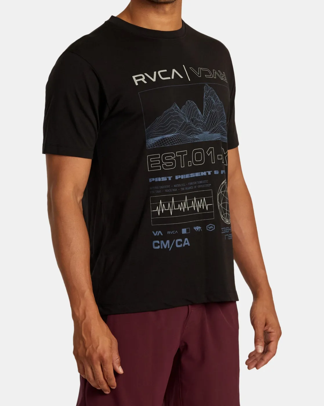 RVCA MATRIX TEE Black Clearance