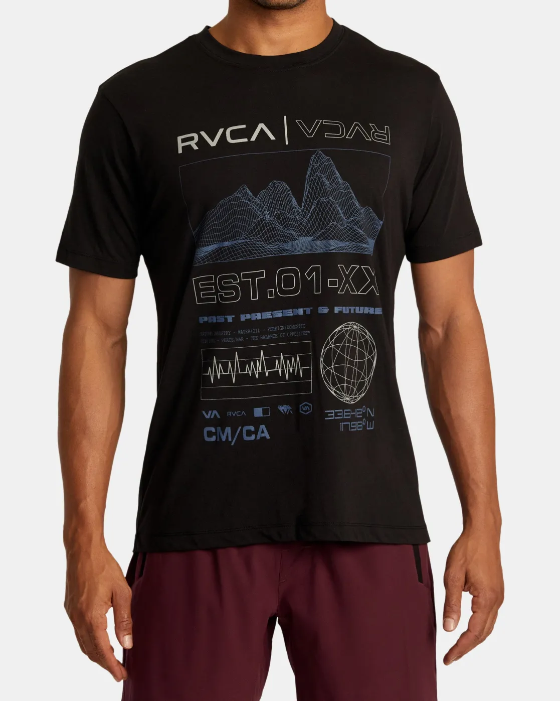 RVCA MATRIX TEE Black Clearance