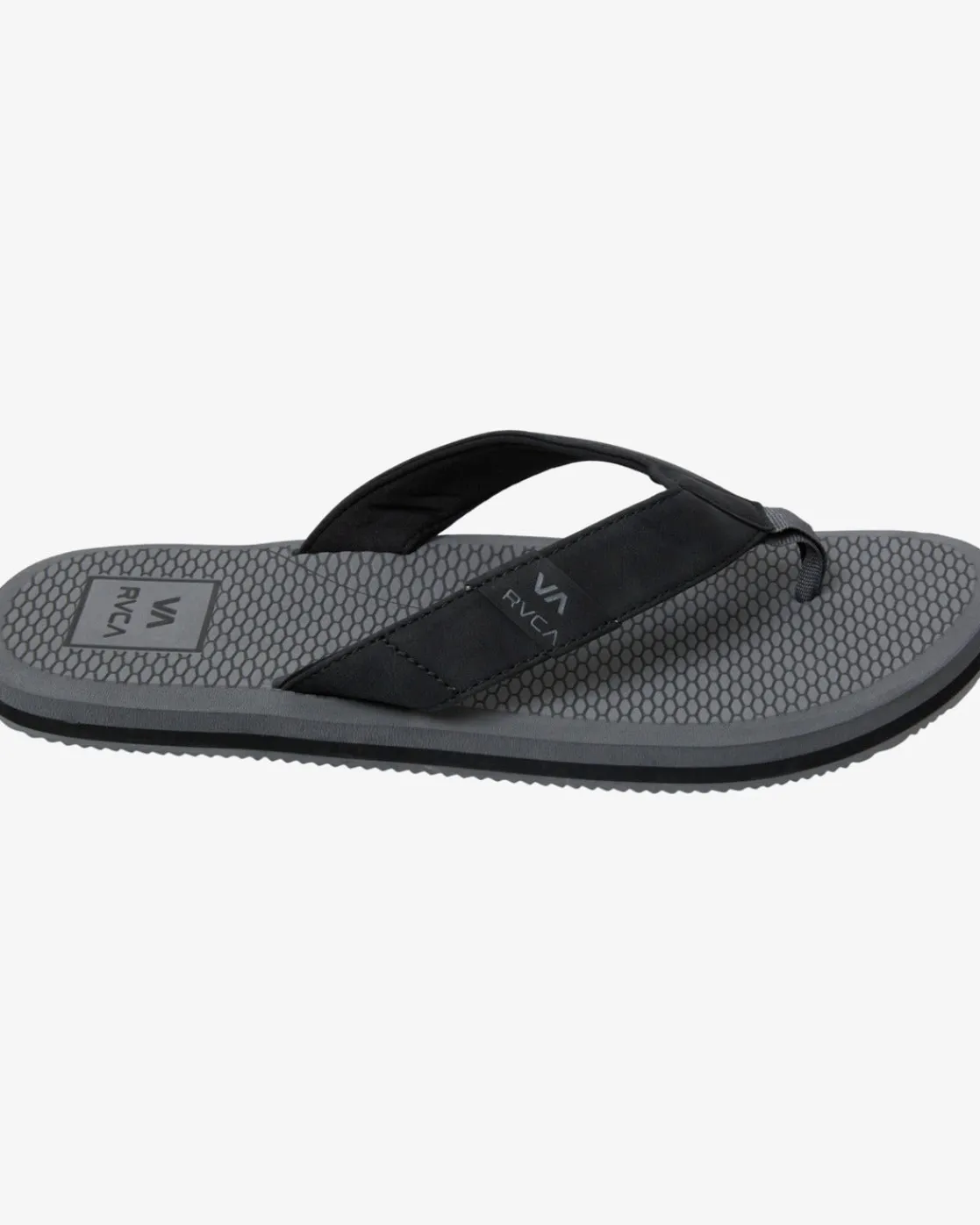 RVCA SANDBAR FLIP FLOPS Charcoal Clearance