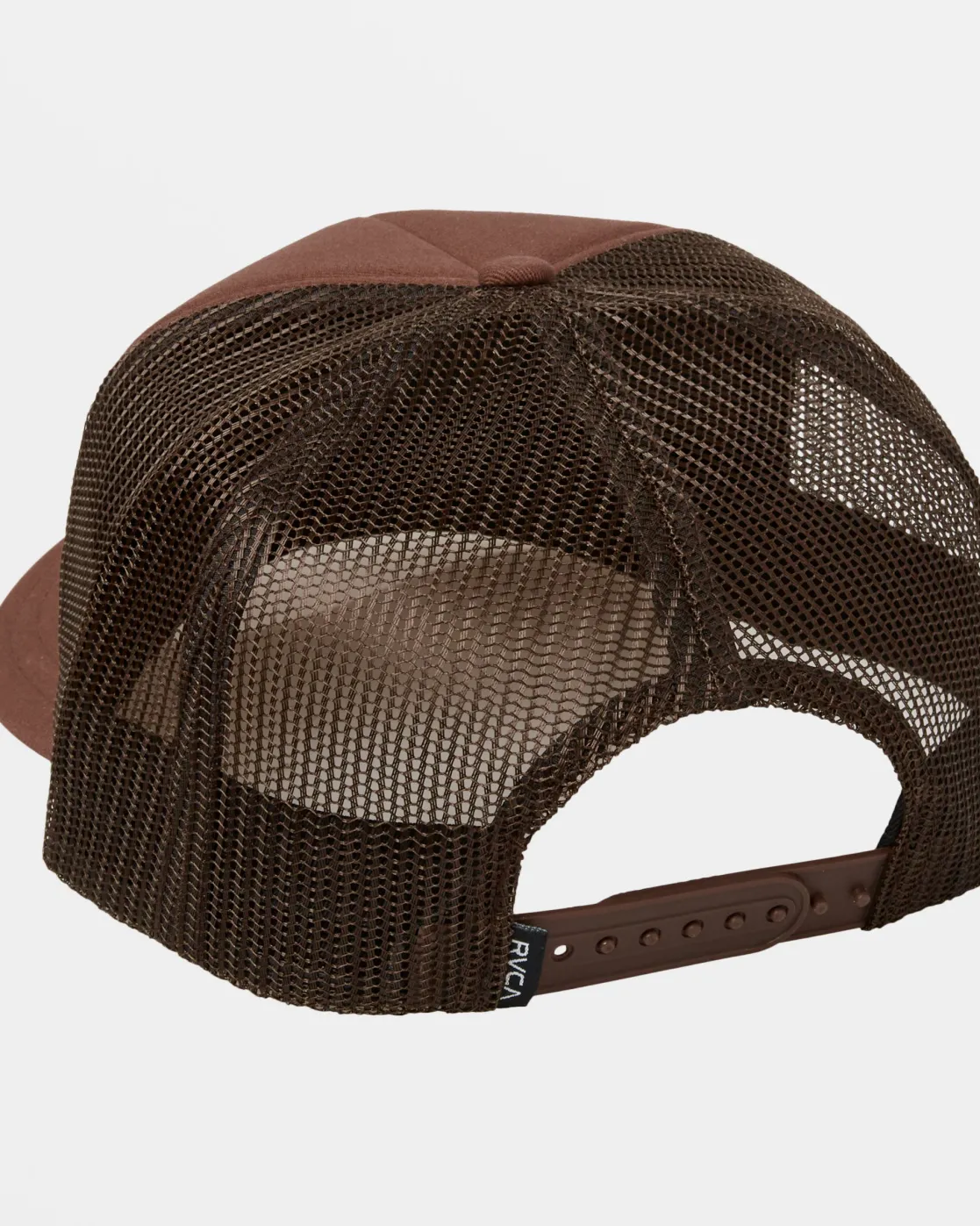 RVCA SERVICE TRUCKER HAT Chocolate New