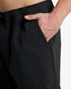RVCA SPECTRUM TECH SHORT UTILITY SHORTS Black Outlet