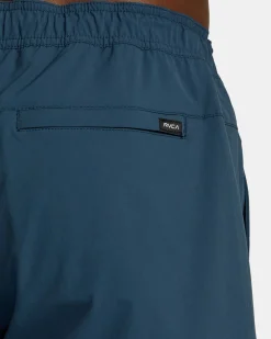 RVCA SPECTRUM TECH SHORT UTILITY SHORTS Petrol Blue New