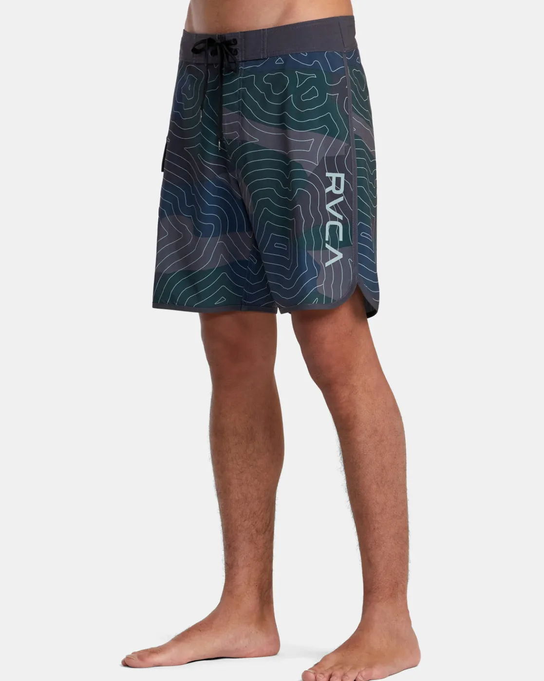 RVCA TOPO EASTERN 18 18" BOARDSHORTS Hawaii Topo Camo
