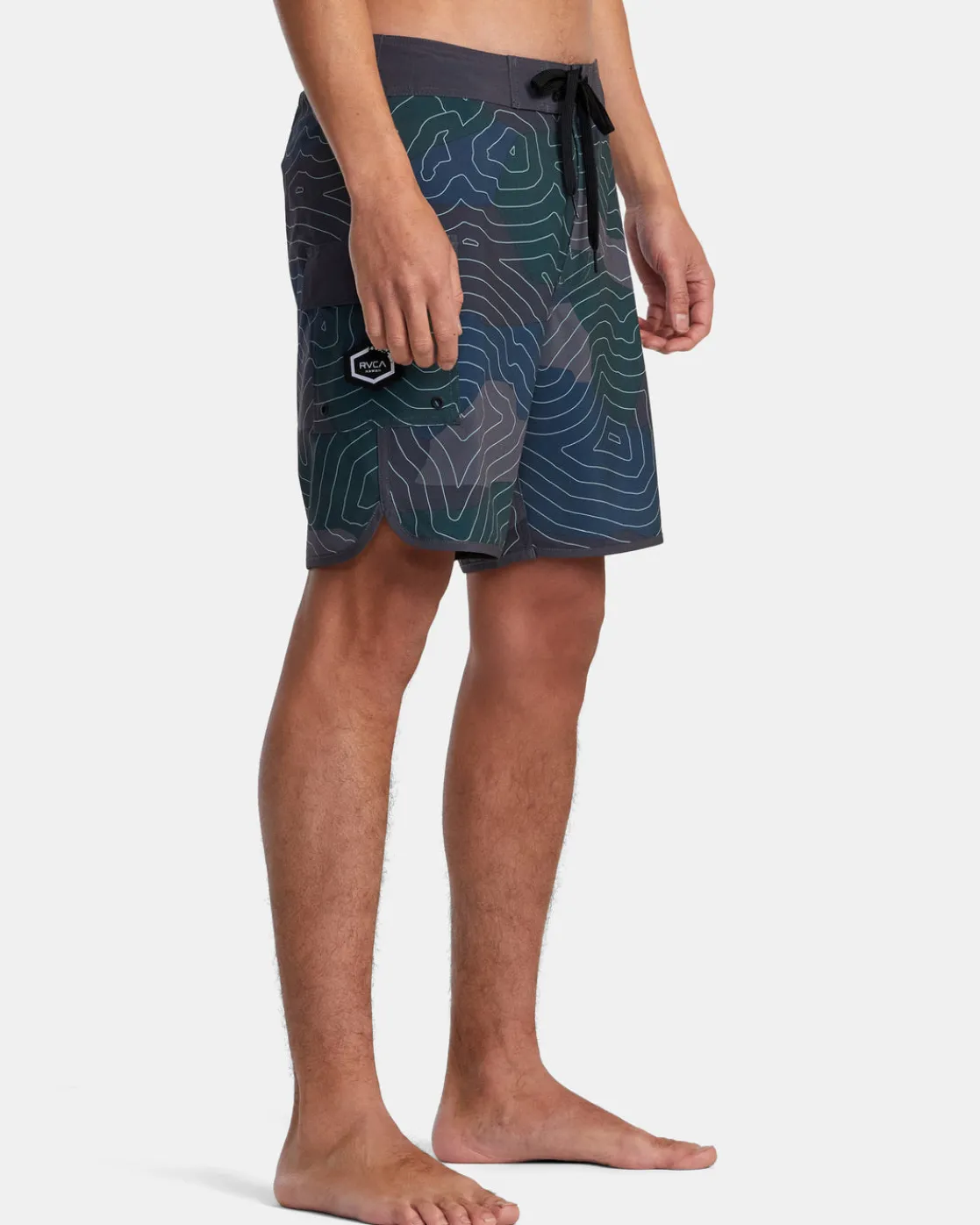 RVCA TOPO EASTERN 18 18" BOARDSHORTS Hawaii Topo Camo
