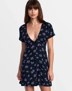 RVCA UNDERSTATED DOLMAN MINI DRESS RVCA Black Best