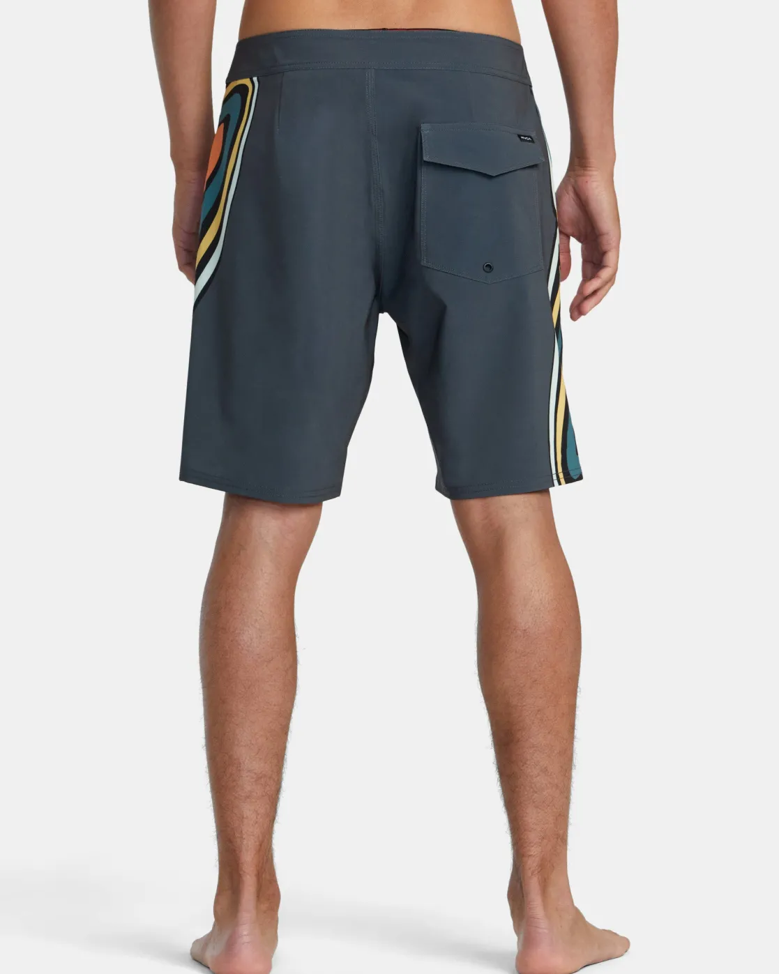 RVCA VA 19" BOARDSHORTS Black Multi New