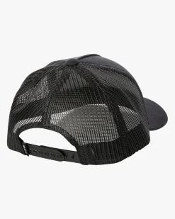 RVCA VA ALL THE WAY CURVED BRIM TRUCKER HAT Balsam Green Best