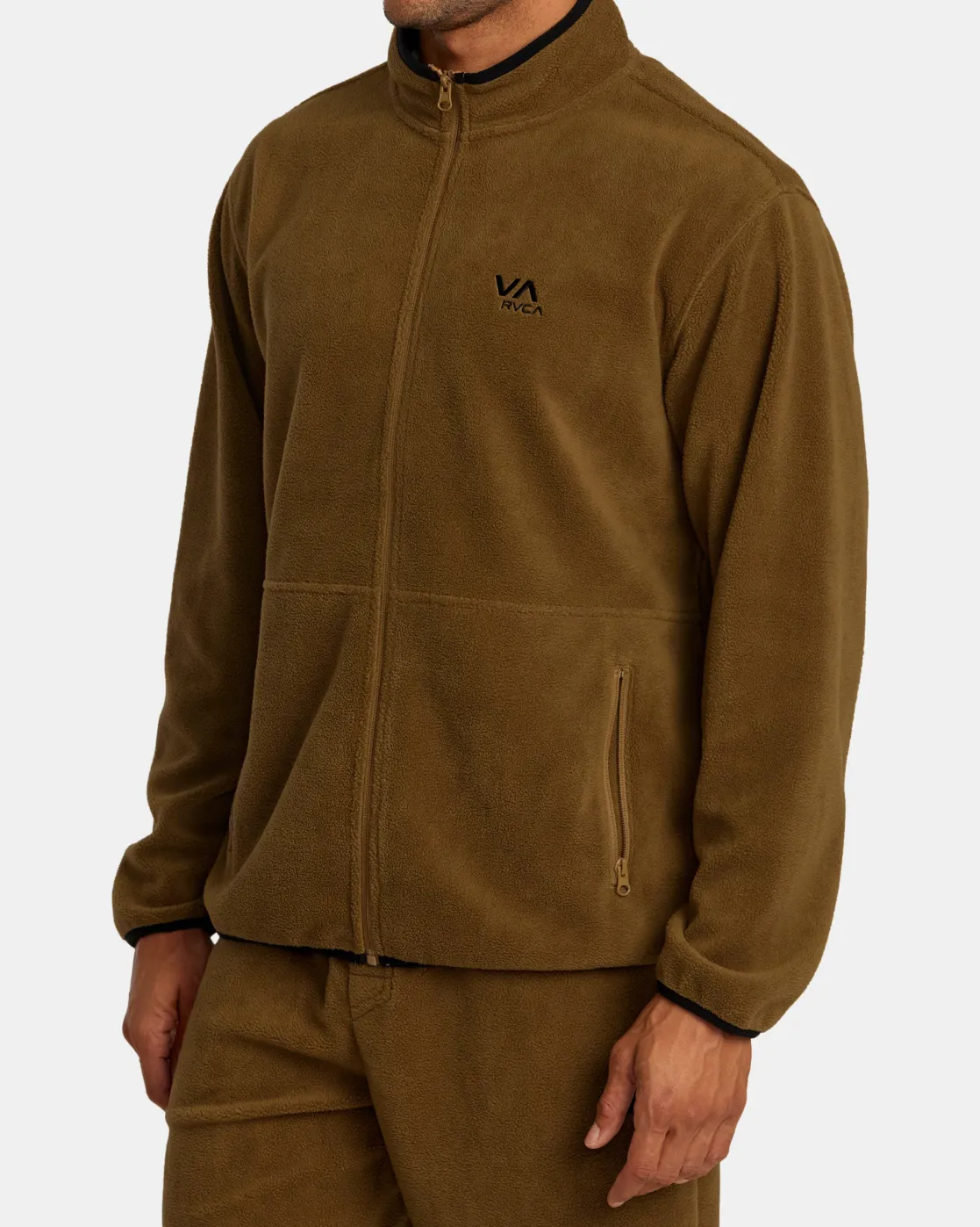 RVCA VA ESSENTIAL MICRO FLEECE Camel Sale