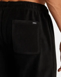 RVCA VA ESSENTIAL MICRO FLEECE PANT Black Clearance
