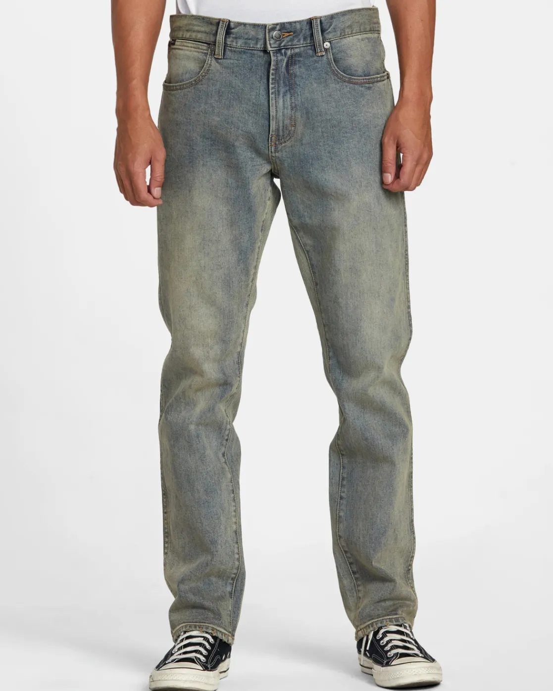 RVCA WEEKEND ANP DENIM JEANS Dark Vintage Hot